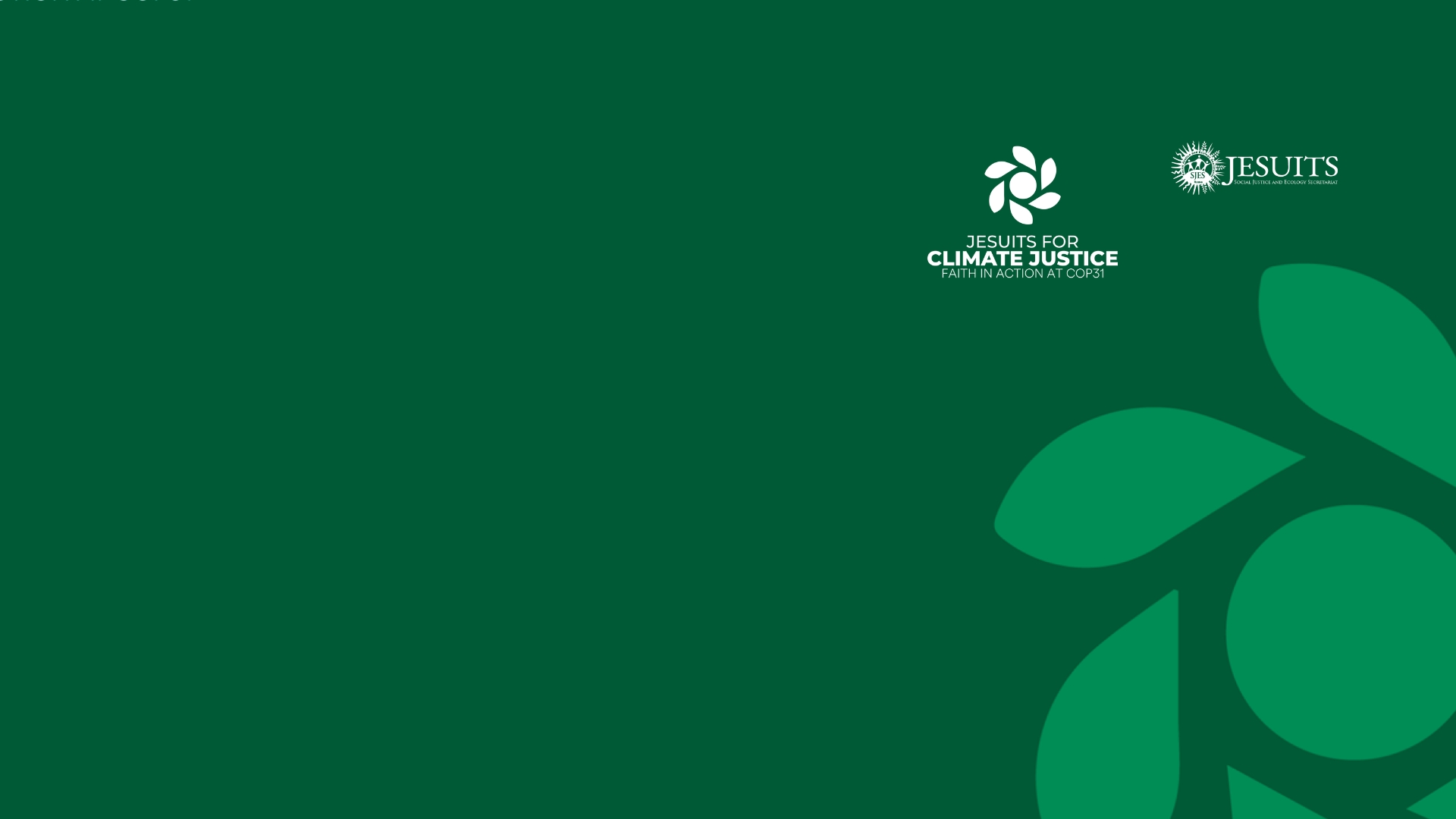 Jesuitas por la Justicia Climática